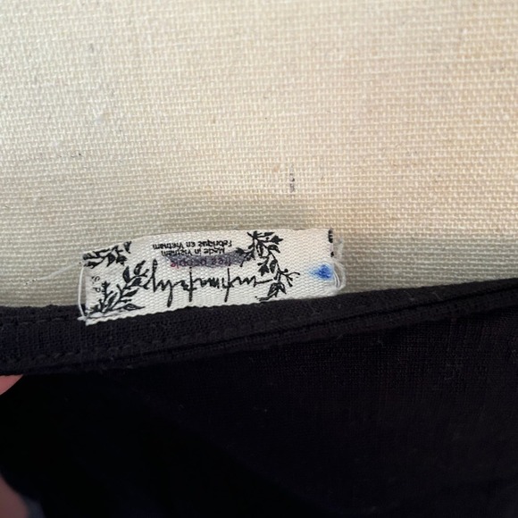 Free People Back on Track Cami S Black Top Blouse Shirt Women's - Picture 6 of 9